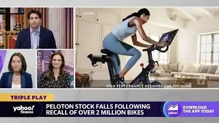 Peloton stock continues falling on recall of over 2 million bikes