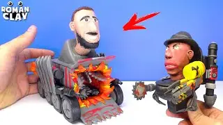 Skibidi Toilet with Clay ► Buzzsaw Executioner Skibidi Urinal and Upgraded Mafia Skibidi Toilet