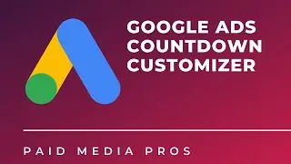 Google Ads Countdown Customizer Setup