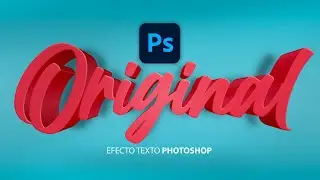Como crear texto 3d en photoshop