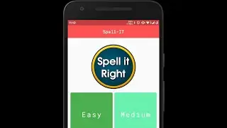 Spell-IT | Flutter Application | 2019