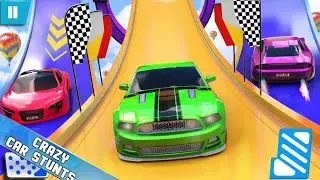 Mega Ramp Hot Car Stunt Race Off - Car stunts racing game 2021 - Android GamePlay