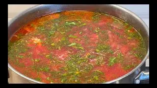 Вот как готовить самый вкусный красный БОРЩ! Мамин БОРЩ! Секреты вкусного красного БОРЩА!