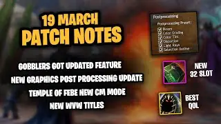 New Legendary Strike CM Mode, gobbler, loot boxes, graphic updates & More - March 19 Patch Notes GW2