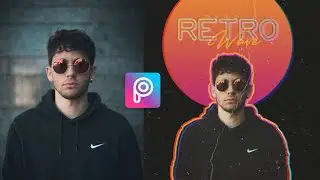 Picsart Retro Wave Style || PicsArt Tutorial || PicsArt Editing Tutorial