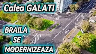 BRAILA 🇷🇴 se modernizeaza - reabilitare  Calea Galati #2024 #viziteazaromania #primariabraila