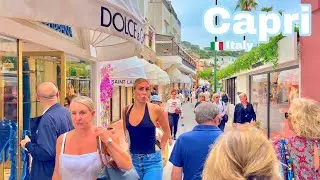 Capri, Italy 🇮🇹 - Summer 2024 - 4K 60fps HDR Walking Tour