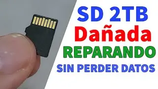 Tarjeta SD de 2TB Dañada Mira Como la Reparo y Recupero toda la Informacion GRATIS