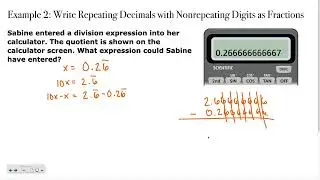 Pre-Algebra 2-1: Rational Numbers as Decimals