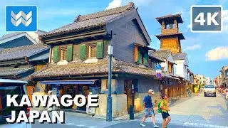 [4K] Kawagoe 川越 Old Town Little Edo in Saitama Japan Walking Tour Vlog | 30 mins from Tokyo Day Trip