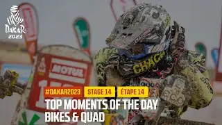 Bikes and Quads Top moments  - Stage 14 - #Dakar2023