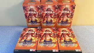 One Piece Treasure Booster Set! What are these pull rates?! (12 box opening)