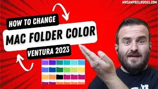 How to Change Mac Folder Color (Ventura) 2023