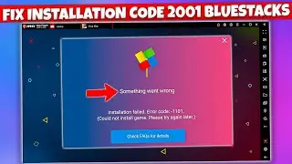 FIX INSTALLATION Code 2001 Bluestacks Error I Bluestacks Fixed - Error Code 2004 Bluestacks 5 2024