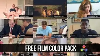 DaVinci Resolve FREE LUT Color Correction Pack Giveaway