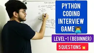 Python + DSA Coding Interview Game | Mock Coding Interview Preparation