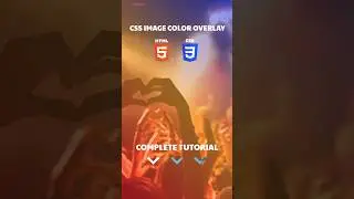 Add a Transparent Overlay to Background Images with CSS | CSS Image Color Overlay 