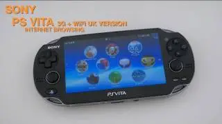 Sony PS Vita 3G + WiFi Internet Browsing