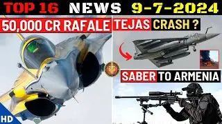 Indian Defence Updates : 50,000 Cr Rafale Order,Armenia Orders Saber,Tejas Crash ?,1770 FRCV Deal