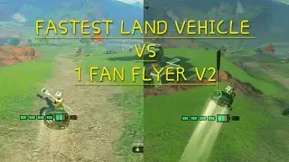 Fastest land build vs 1 Fan Flyer in Zelda Tears of the Kingdom