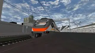 Вот и подъехала ЭП2Д RTrainSim. Въезд на станцию Москва Киевская - Сортировочная