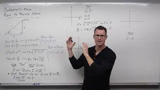 How to Convert From Rectangular Coordinates to Polar Coordinates (Precalculus - Trigonometry 38)