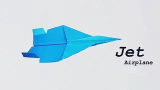 How to make an Amazing Paper Jet, Origami Paper Airplane!