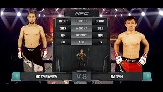 НЕВЕРОЯТНО КРУТАЯ ЗАРУБА В ИСПОЛНЕНИИ ДЕБЮТАНТОВ NFC!!! | Кабидолла Козыбаев vs. Казбек Сагын