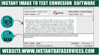 Image to Text Converter software | Image to Notepad Conversion Software