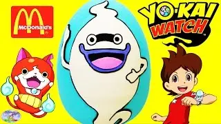 Yo-Kai Watch Whisper Giant Play Doh Surprise Egg Japanese McDonalds Happy Meal Toys Youkai Toy SETC