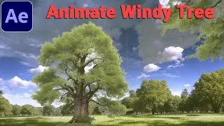 How to animate windy tree in After Effects #oe353
