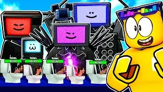 Using ONLY TV Towers in Toilet Tower Defense Roblox