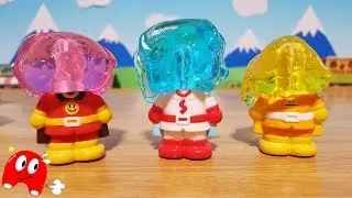 Anpanman Anime & toy type Play! I played with a gel like slime! I tried to make Shokupan curry bread