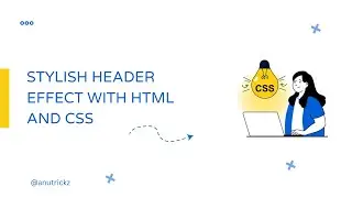 How to Create a Stylish Header Effect with HTML and CSS