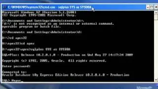 Resetting Oracle APEX Admin Password - Video Walkthrough Tutorial
