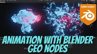 Split Faces Animation With Blender Geometry Nodes - Blender 3.5 Alpha