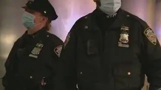 Subway announcements about police presence