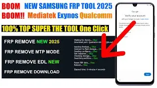 Samsung FRP Tool 2025 | Samsung FRP Bypass Android 12/13/14 New method