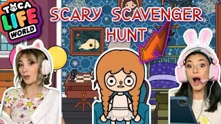 Toca Life SCARY Scavenger Hunt Challenge! Sister vs. Sister hunt game!
