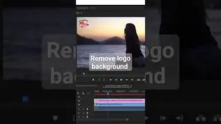 This is how to remove logo background in Adobe Premiere pro #premierepro