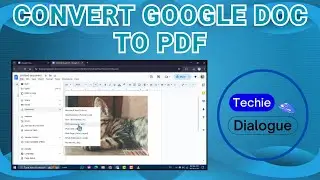 How to Convert Google DOC to PDF