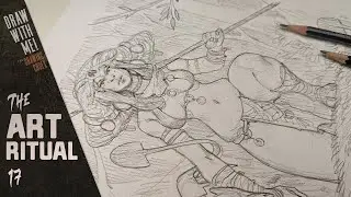 Art Ritual 17: Forest Dweller  (Real Time Sketching Tutorial)