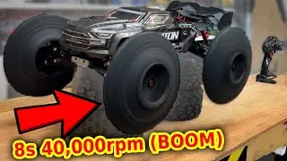 8s 40,000rpm RC car insanity (it blew up)