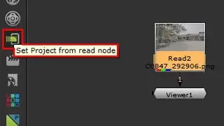 Set project from read node 