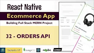 Orders API Node js React Native Ecommerce App Mern Stack Project Mern App