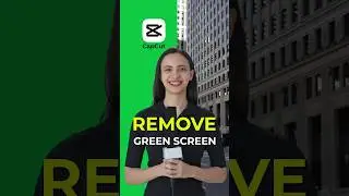 How to Remove Green Screen in Capcut #capcut #greenscreen