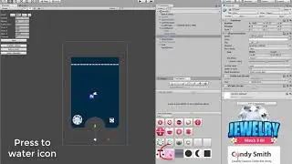 Jewelry Match 3 Kit. Tutorial. Part 2 (Water)