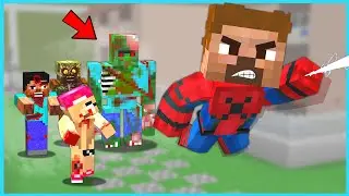 ZOMBİ ÇETESİ GERİ DÖNDÜ, İNSANLARA SALDIRDI! 😱 - Minecraft