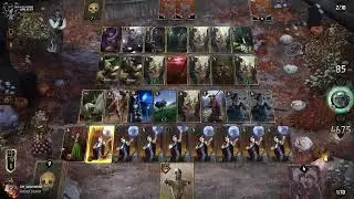 Gwent: 40k point Archgriffin  (Short clip - Northern Realms VS Nilfgaard)