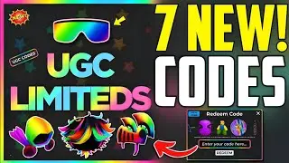 ⚠️UPD!⚡CODES⚠️UGC LIMITED CODES AUGUST 2024 - UGC LIMITED ROBLOX CODES